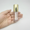 Customize Unique Gold Sliver Round Makeup Containers Thick Wand Tube Empty Lip Gloss Tubes 6ml