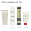 30ml Custom Oval Flat Round ABL Plastic Airless Pump Dropper Top Hand Body Lotion Cream Squeeze Tube Empty Cosmetics Soft Tube