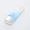 Glossy Foundation BB Cream Sunscreen Oval Cosmetic plastic package Tube with Silver Screw Top