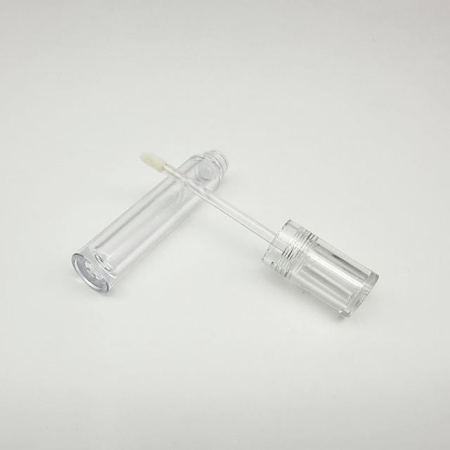 4ml Empty Transparent Round Clear Wand Thick Applicator Lipstick Lip Gloss Packaging Lipgloss Container Tubes