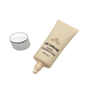 Cosmetic Plastic Packaging Tube Skin Care Sunscreen Bb Cream Soft Squeeze Oval Shape Foundation Flat Tube