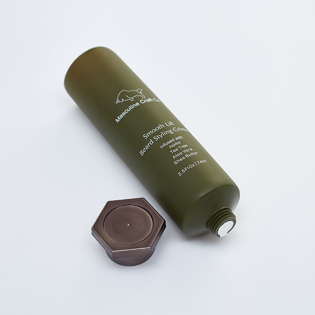 Empty Round Plastic Tube Octagonal Screw Cap Face Wash Cream Soft Tubes Packaging for Cosmetics