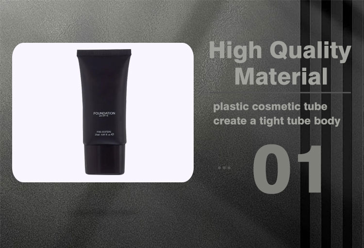 Sunscreen packaging cosmetic tube