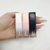 Color-changing Square Lipstick Container Gradual Color Lipgloss Packaging Wholesale Empty Tube for Makeup
