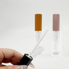 4ml Luxury Unique Empty ABS Plastic Exagon Shape Liquid Lipstick Cosmetic Packaging Lip Gloss Container Wand Tubes With Brush