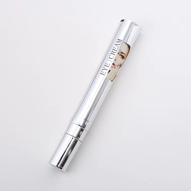 Cosmetic ABL Tube Packaging Squeeze Aluminum Plastic Tube Lip Gloss Lip Balm Eye Cream with Slant Lip Creamic Applicator