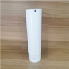 China Factory Empty Round Tail Open Unsealed Flip Top White Glossy Cosmetic Face Wash Facial Cleanser Soft Squeeze Tube