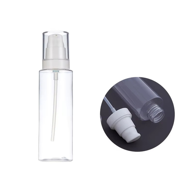 Wholesale 15ml - 500ml Empty Plastic 100ml Spray Bottles Clear PET Spray Bottle With Fine Mist Sprayer Pump
