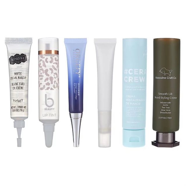 Various Custom Skincare Soft Squeeze Makeup Hose Empty Plastic Cosmetic Tube Packaging 