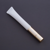 Cosmetic Fillable Eye Cream Tube with Vibration Metal Applicator