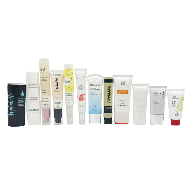 30ml Custom Oval Flat Round ABL Plastic Airless Pump Dropper Top Hand Body Lotion Cream Squeeze Tube Empty Cosmetics Soft Tube
