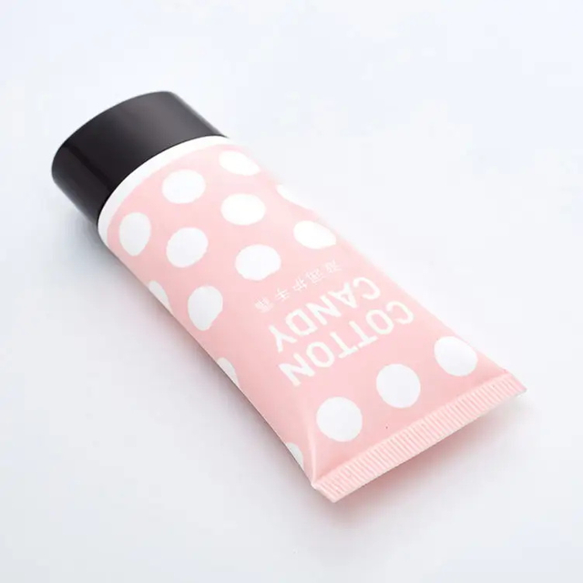 Oval Cosmetic Pink Skin Care Hand Cream BB Cream Facial Cleansing Lotion Squeeze Tube Packaging