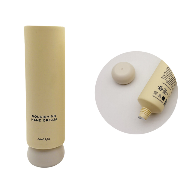 Customized Printing Empty Round Shape Squeeze Cosmetic Packaging Tube Skincare Makeup Cream Tube Hand Cream