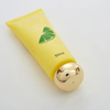 Custom Printing Yellow 50ml Cosmetic PE Packaging Squeeze Cream Soft Plastic Cosmetic Tube Empty Hand Cream Body Lotion Tube