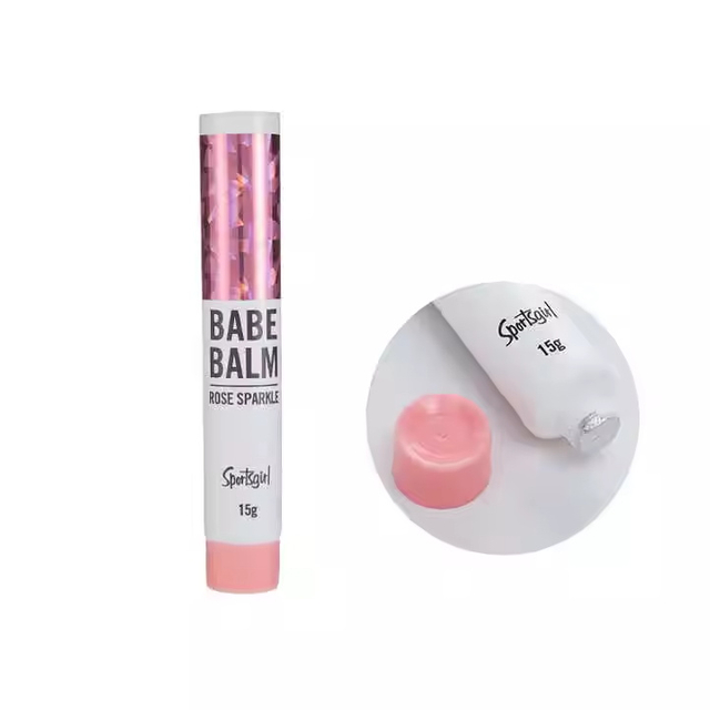 Custom Empty Plastic Squeeze Tubes From China 15ml Lip Gloss Cosmetic Packaging Lip Balm Squeeze Tube with Screw on Cap