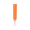 Empty Soft Round Cosmetic Plastic PE Lip Balm Tube Silicone Applicator Squeeze Lip Gloss Tubes