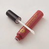 Custom Logo Soft Red Hot Stamping Empty Lip Balm Cosmetic Packaging Lipgloss Squeeze Tube with Wand