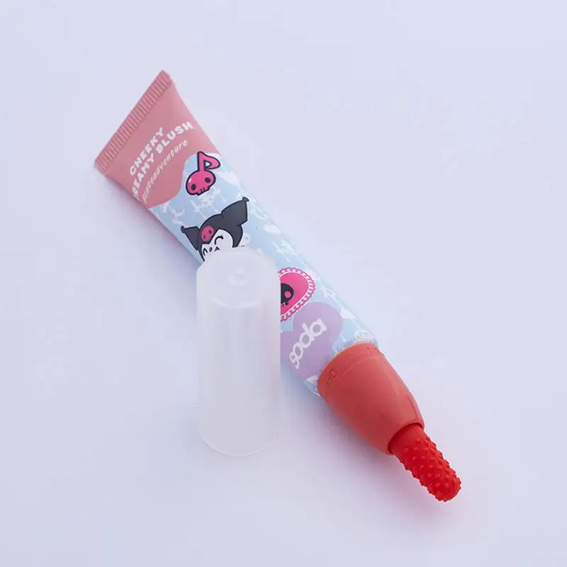 High Quality Special Silicone Head Plastic Round Lotion Cosmetic Packaging Container Eye Cream Massage Cosmetic Squeeze Tube