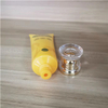 Custom Soft Squeeze Makeup Cosmetic Tube Packaging D30 Empty Yellow Hand Care Tube Skincare Face Wash Tube with Acrylic Cap