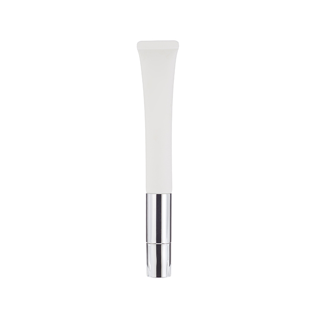 Cosmetic Applicator Massage Empty Tube Squeeze Empty Plastic Packaging Eye Cream Tube With Metal Vibration Electric Head
