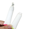Cosmetic Squeeze Applicator Tube Wave Shape Sealing Tail Cosmetic Tube Lip Gloss Tube with Silicone Applicator