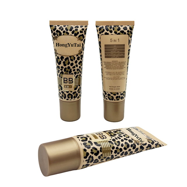 Custom Squeeze Plastic Cosmetics Packaging Squeeze Plastic Tubeskincare Soft Bb Cream Tube with Screw Cap