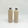 350ml 400ml durable biodegradable empty recyclable wheat straw skincare cosmetic packaging lotion plastic shampoo bottle