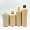 100ml 150ml 200ml 250ml Recyclable Lotion Shampoo Bottle Degradable Biodegrade Material Wheat Straw Pump Head Bottle
