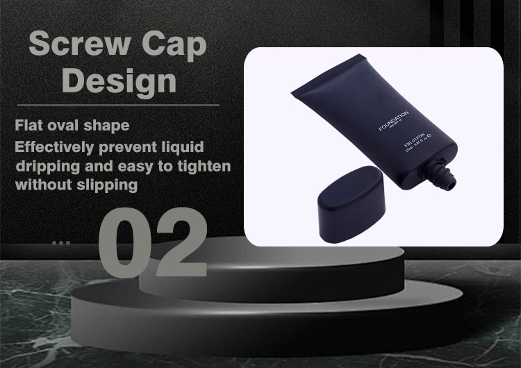 Sunscreen packaging cosmetic tube