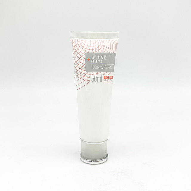 Empty Round Plastic Face Lotion Custom Cream Tube Mockup with Frosted Screw Cap