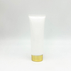 Sustainable Cosmetic Makeup Plastic Packaging Container Tube White Bb Cream Body Lotion Cosmetic Tube with Electroplate Cap