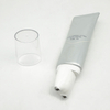Cosmetic Packaging Body Lotion Tube Two Stainless Steel Roller Ball Massage Applicator Plastic Tube for Neck Cream