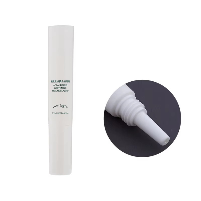 Small 2ml Dia 13mm Wholesale Recyclable PE Long Nozzle High Quality Plastic Cosmetic Packaging Tube