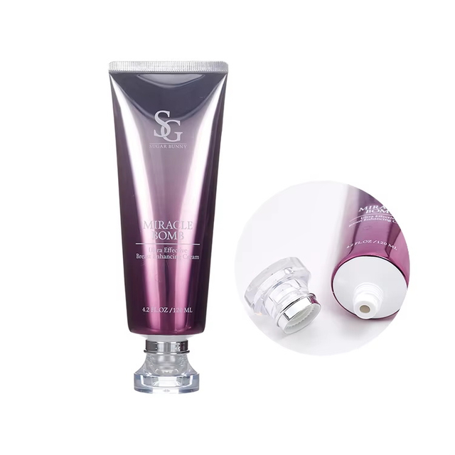 High Quality Cosmetic Plastic Lotion Aluminum ABL Laminated Tube Empty Cream Tube with Acrylic Screw Cap