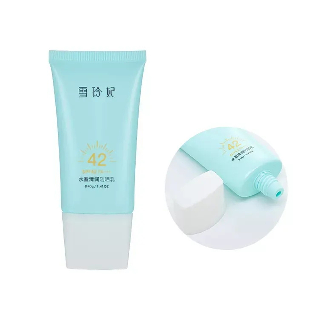 Sunscreen Empty Plastic Cosmetic Packaging 40G Wholesale Squeeze Soft Cosmetic Tube With Custom Logo