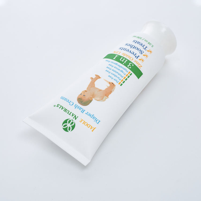 Customized White Empty Squeeze Soft And Safe Baby Body Cream Lotion Custom Cosmetic Packaging
