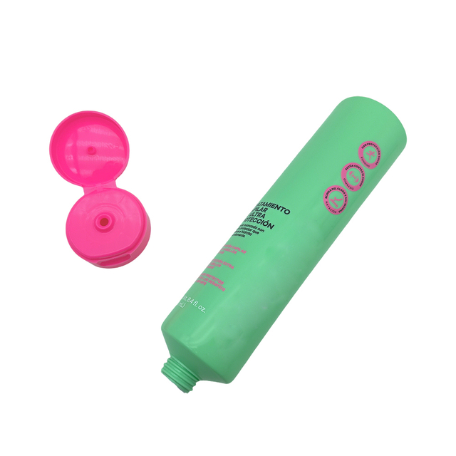 250ml PE Squeeze Plastic Cosmetic Tube Packaging Body Lotion Facial Cleanser Hand Cream Cosmetic Tube with Flip Top Cap