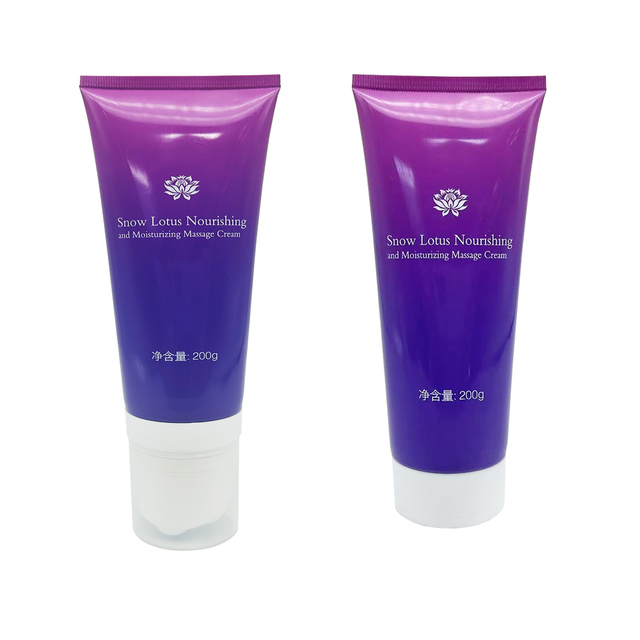 Pe Cosmetic Tube With 5 Steel Roller Balls For Facial Cleanser Special Function Soft Tube Cosmetic Lotion Tube Packaging