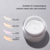 15ml 30ml 50ml Plastic Airless Pump Jar Refillable Bottle Empty Cosmetic Packaging Face Cream Jar 