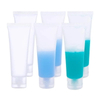 Transparent Soft Squeeze Plastic Tube Empty Plastic Pe Shampoo Body Lotion Cosmetics Plastic Tube With Flip Cover