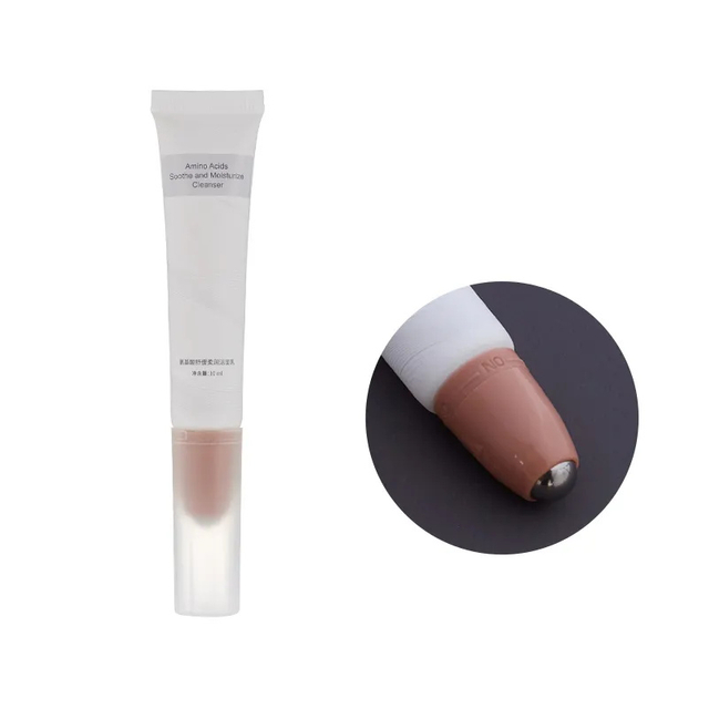Various Eye Cream Cosmetic Tube 1 Ball Roller Skincare Tube with Stainless Steel Roller Metal Applicator