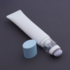  Flat Empty White Skincare Packaging Foundation Makeup Clear Dropper Tip Applicator Tube with Soft Fibrous Brush