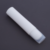 White Round Oval Custom Empty Plastic Cream Squeeze Cosmetic Packaging Tubes Center Twist Cap Special Function Head Flat Tube