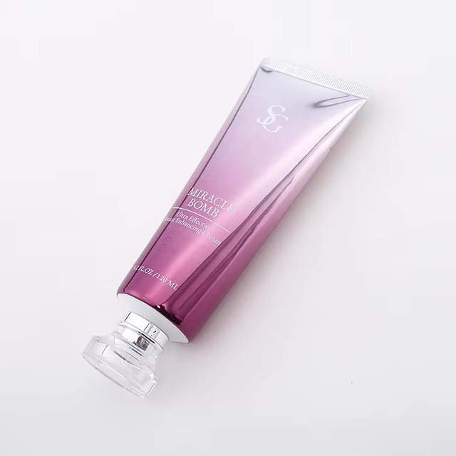 High Quality Cosmetic Plastic Lotion Aluminum ABL Laminated Tube Empty Cream Tube with Acrylic Screw Cap