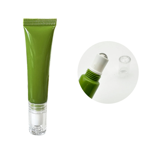Eye Cream Lip Balm Massage Stainless Steel Roller Ball Cosmetic Packaging Cream Tube