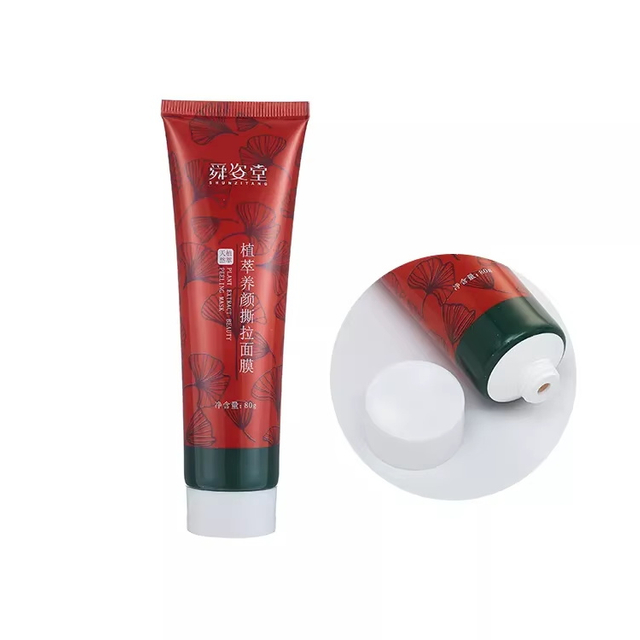 Recyclable Plastic Squeeze Personalized Cream Round PE Cosmetic Hand Cream Face Wash Face Mask Plastic Tubes