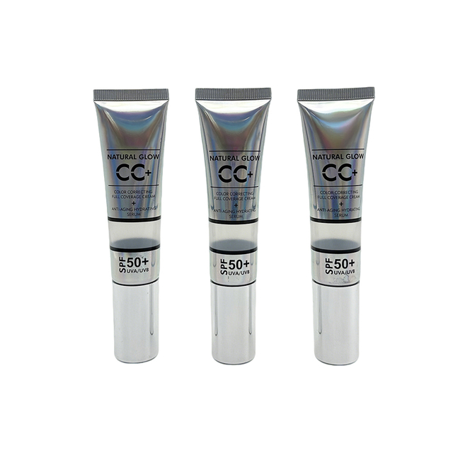 Plastic Cosmetic Airless Tube Sunscreen Cream Lotion Soft Foundation Tube Airless Pump Packaging