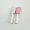 Professional Factory Wholesale 1.2ml 3ml White Pink Round Lip Gloss Container Mini Cosmetic Make-Up Tube Empty Lip Gloss Tube