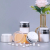 15ml 30ml 50ml Plastic Airless Pump Jar Refillable Bottle Empty Cosmetic Packaging Face Cream Jar 