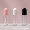 4ml Transparent AS Lip Glaze Empty Tube with Brush Lip Gloss Concealer Tube Bottle for Sale Cosmetic Packaging Material